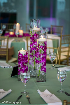 Elegant indian wedding table flowers decoration. Elegant indian wedding table flowers decoration.