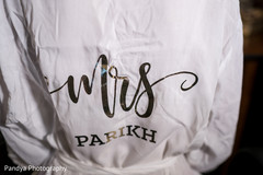 Marvelous Indian bridal personalized robe. Marvelous Indian bridal personalized robe.