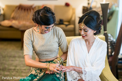 Enchanting Indian bride showing her engagement ring. Enchanting Indian bride showing her engagement ring.