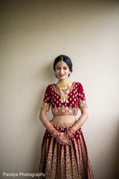 Gorgeous Indian bride wearing her Lengha. Gorgeous Indian bride wearing her Lengha.