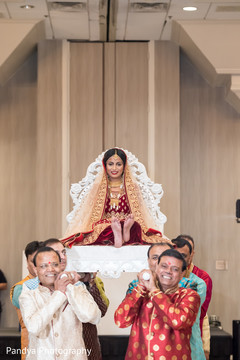 Marvelous capture of Indian bride entering ceremony on a palanquin. Marvelous capture of Indian bride entering ceremony on a palanquin.