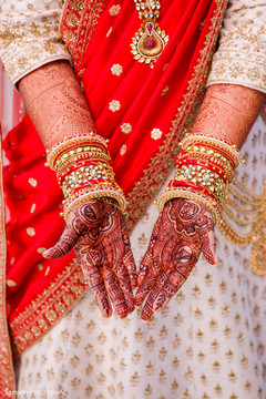Detail of the amazing mehndi design on the maharani's hands Detail of the amazing mehndi design on the maharani's hands