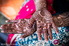 Gorgeous Indian bride hand mehndi art. Gorgeous Indian bride hand mehndi art.