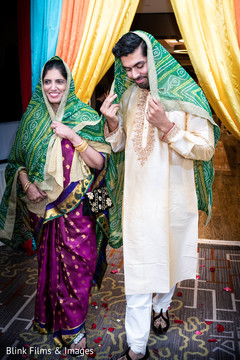 Indian groom entering the haldi celebration. Indian groom entering the haldi celebration.
