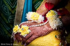 Magnificent Indian bridal flowers on hands jewelry. Magnificent Indian bridal flowers on hands jewelry.