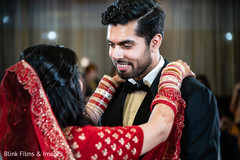 Indian lovebirds joyful moments.