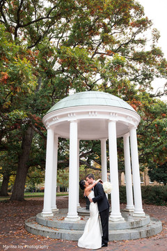Elegant Indian bride and groom kiss during the photo shoot outdoors Elegant Indian bride and groom kiss during the photo shoot outdoors