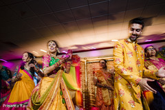 Lovely Indian couple sangeet dance. Lovely Indian couple sangeet dance.