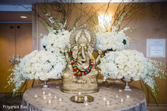 Stunning Indian ceremony Ganesha Puja decoration. Stunning Indian ceremony Ganesha Puja decoration.