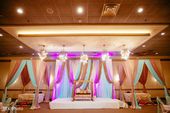 Wonderful sangeet stage decoration.