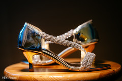 Elegant Indian bridal wedding shoes. Elegant Indian bridal wedding shoes.