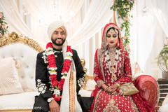 Lovely indian couple at their wedding Lovely indian couple at their wedding