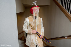 Indian groom ready for the baraat procession Indian groom ready for the baraat procession