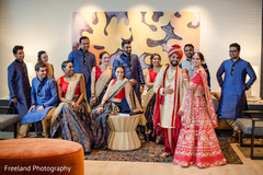 Mesmerizing indian couple with bridal party capture Mesmerizing indian couple with bridal party capture