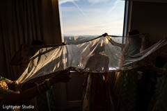 Indian wedding veil for bride.