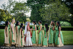 Outdoor themed indian bride with bridesmaids photo session Outdoor themed indian bride with bridesmaids photo session