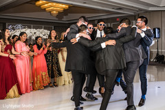 Glamorous Indian bridesmaids with groomsmen photograph. Glamorous Indian bridesmaids with groomsmen photograph.