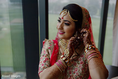 Beautiful maharani getting ready with the bridal jewelry Beautiful maharani getting ready with the bridal jewelry