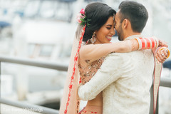 Heartwarming indian bride and groom's first look Heartwarming indian bride and groom's first look