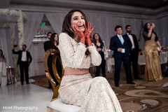 Indian bride's fun moment. Indian bride's fun moment.