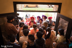 Fun baraat arriving at the venue