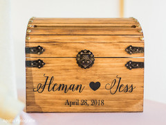 Personalized Indian wedding wood box. Personalized Indian wedding wood box.