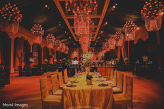 Stunning Indian wedding reception table decor. Stunning Indian wedding reception table decor.