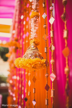 Sangeet mirror prism beaded curtain for decoration. Sangeet mirror prism beaded curtain for decoration.