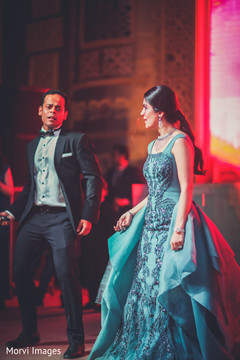 Indian groomsmen having a dance with bride. Indian groomsmen having a dance with bride.