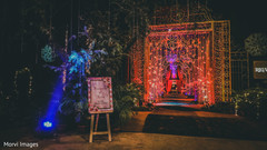 Stunning entrance for Indian wedding reception. Stunning entrance for Indian wedding reception.