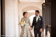Elegant indian bride and groom's wedding reception fashion Elegant indian bride and groom's wedding reception fashion