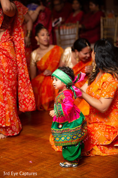 Heartwarming capture of little guest during the sangeet Heartwarming capture of little guest during the sangeet