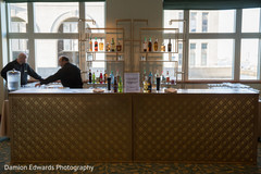 Overview of the bar at the Indian wedding reception Overview of the bar at the Indian wedding reception