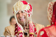 Raja having a laugh during the Indian wedding ceremony Raja having a laugh during the Indian wedding ceremony