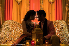 Romantic moment between the maharani and raja during the reception Romantic moment between the maharani and raja during the reception