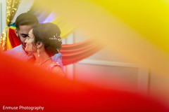 Joyful Indian bride and groom's capture. Joyful Indian bride and groom's capture.