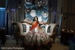 Stunning maharani posing in the wedding sofa Stunning maharani posing in the wedding sofa
