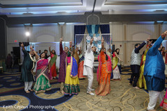 Enchanting indian guests during sangeet celebration Enchanting indian guests during sangeet celebration