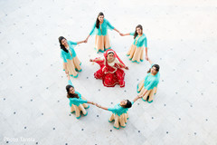 Maharani and her bridesmaids outdoors Maharani and her bridesmaids outdoors