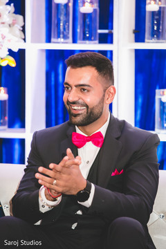 Joyful Indian groom at reception capture. Joyful Indian groom at reception capture.