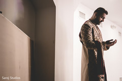 Indian groom getting ready for his wedding ceremony. Indian groom getting ready for his wedding ceremony.