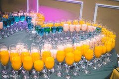 Colorful Indian wedding drinks decor. Colorful Indian wedding drinks decor.