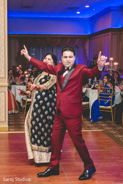 Indian bridal relatives entrance to wedding reception. Indian bridal relatives entrance to wedding reception.