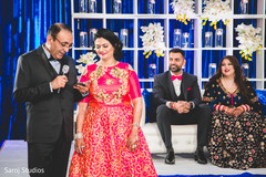 Indian wedding reception speech capture. Indian wedding reception speech capture.