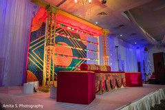 Colorful venue decor for the Indian wedding Colorful venue decor for the Indian wedding