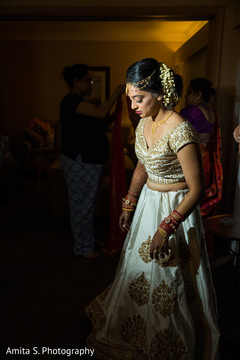 Beautiful Indian bride getting ready. Beautiful Indian bride getting ready.