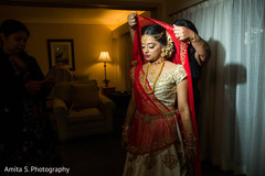 Indian bride's wedding lengha Indian bride's wedding lengha