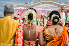 Stunning Indian bride making her entrance to the ceremony Stunning Indian bride making her entrance to the ceremony