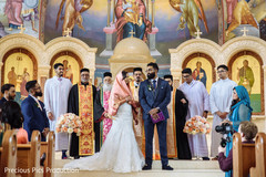 Dazzling indian lovebirds with priests capture. Dazzling indian lovebirds with priests capture.