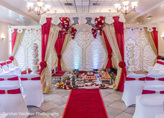 Beautiful shot of the Indian wedding venue decor Beautiful shot of the Indian wedding venue decor